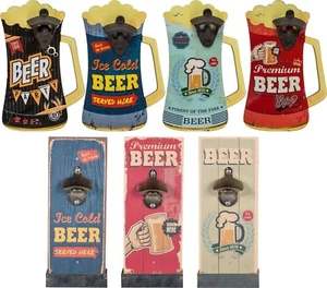 Wandflaschenöffner Flaschenöffner Kapselheber Öffner Bieröffner Bier Bar BEER - Bild 1 von 2