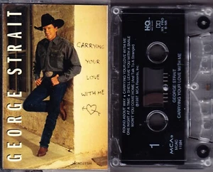MC George Strait - Carrying your Love with me - MCA - Musikkassette- tape RAR!! - Picture 1 of 3