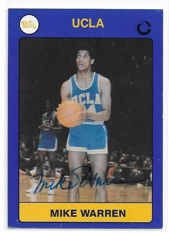 MIKE WARREN Autographed Signed 1991 card #11 UCLA Bruins Hill Street Blues COA - Image 1 of 1