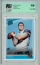 Mike White 2018 Donruss Football #335 Rated Rookie Card PGI 10