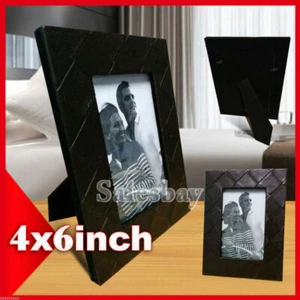 6 x Leather Bound Photo Frame 4"x6" Wholesale Bulk Lots - Picture 1 of 8