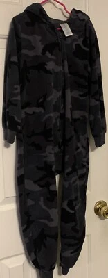 Ropa de dormir The Children's Place para niños L/S con capucha polar cremallera 1 pieza talla S 5/6 #884 Foto 1 de 4