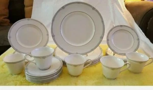 Royal Doulton Woodward Dinnerware Bread & Butter Salad Dinner Plates Cup Saucer  - Picture 1 of 12