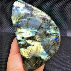 722g Natural Crystal Labradorite Rock Polishing Rough Stone Sample U959 - Picture 1 of 12