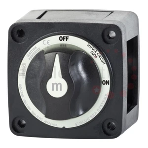Interruptor maestro encendido/apagado Blue Sea Systems 6006 perno negra operado hasta 48v CC - Imagen 1 de 5