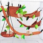 Pet Hamster Bird Hanging Swing Hammock Animal Rat Mouse Cage Rope Bed Toys AU