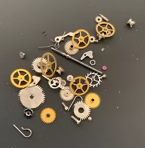 UNIVERSAL GENEVE Cal. 258 lot lote parts lot vintage hand manual watch - Imagen 1 de 4