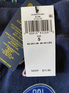 RALPH LAUREN KIDS’/BOY'S  SWEATPANTS IN LETTERMANS TOSS: CHOOSE THE SIZE - Picture 1 of 12