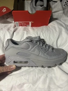 Air Max 90 Wolf Gray/Wolf Gray Men Sz 7/ Women Sz 8.5 Worn Once! - Picture 1 of 11