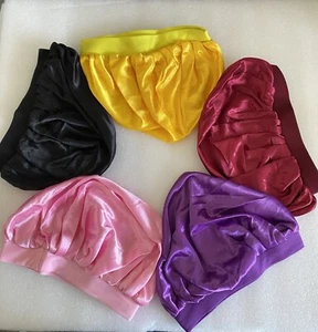 5 Pieces Kids Satin Bonnet Sleeping Cap - Picture 1 of 7