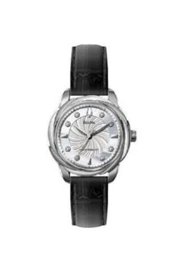 NEW Bulova Women's 96P124 Precisionist Brightwater Leather Band Watch MSRP $499! - Picture 1 of 2