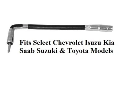 Aftermarket Radio Stereo Install to Dash OEM Antenna Adapter Plug Standard Male  - Image 1 of 2