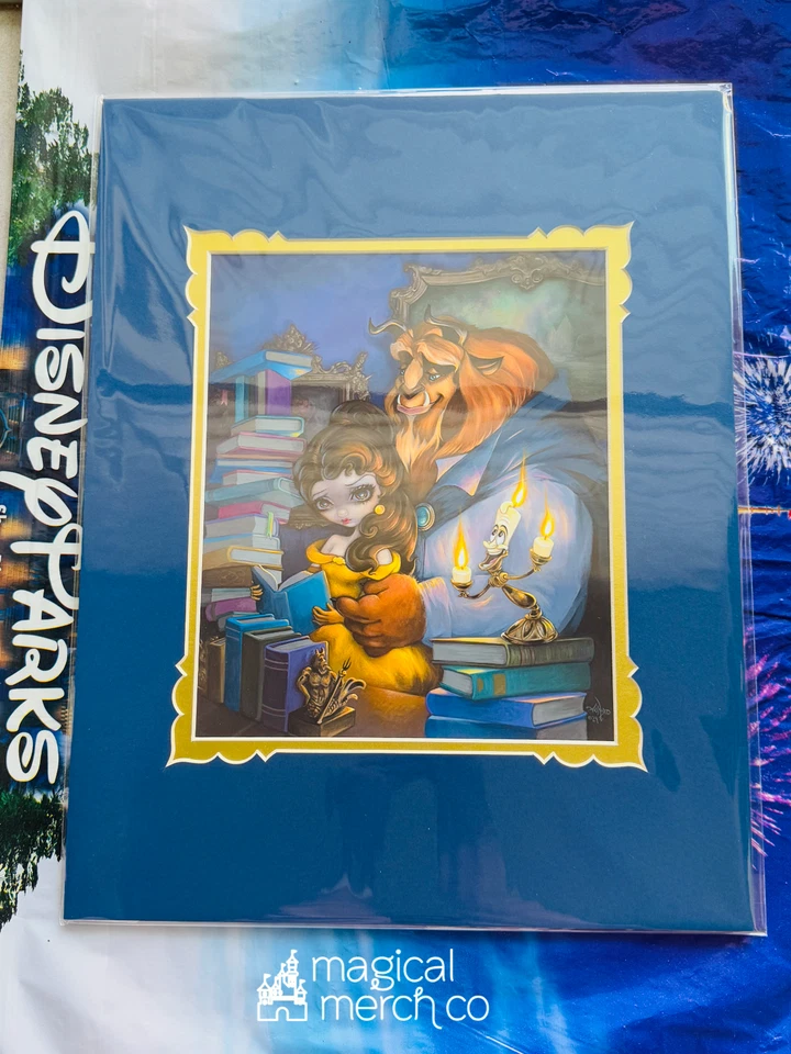 Disney Jasmine Becket-Griffith Belle In Beasts Gallery Print 2025 14x18" Foto 1 de 1