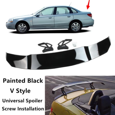Universal Fit For Saturn L300 L 01-05 Racing Style Rear Trunk Lid Spoiler Wing - Image 1 of 4