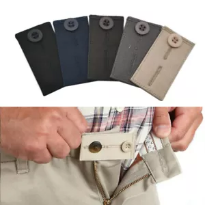 5 pz/set pantaloni jeans resistenti estensioni bottoni gonna elastico vita estensore - Foto 1 di 5