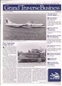 Grand Traverse Business Traverse City August 1991 Super ATR Leelanau Railroad - Picture 1 of 1