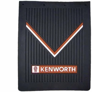 24 X 30 Inch Black Rubber Kenworth Logo Mud Flap - Picture 1 of 1