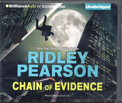 Audiobook CD CHAIN OF EVIDENCE Ridley Pearson 2012 Unabridged - Image 1 of 2