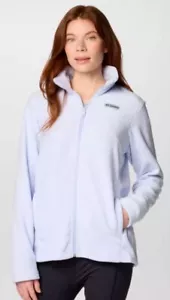 NWT Women Columbia Castle Dale Lavender Full Zip Fleece Jacket Sz XL MRSP $50 - Picture 1 of 8