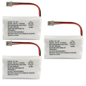 Kastar 3x 3.6V BT-446 Cordless Phone Battery for Uniden BP-446 BT-1005 ER-P512 - Picture 1 of 4