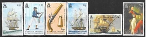 BRITISH INDIAN OCEAN TERRITORY Sc 297-303 NH SET+S/S OF 2005 - SHIPS - WAR - Bild 1 von 2