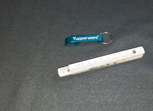 Tupperware Schlüsselanhänger Flaschenöffner in türkis "Rarität" - Bild 1 von 24