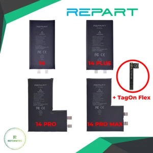 REPART iPhone 14 Serie Akkuzelle OHNE Flex BMS Chip SET mit TagOn Flex - Bild 1 von 8