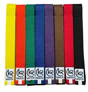 Martial arts belt for Karate, Aikido, Judo, ITF and others. Krolin brand. - Picture 1 of 3
