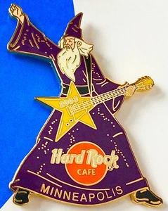 2003 HARD ROCK CAFE MINNEAPOLIS ROCKIN’ WIZARD STAR GUITAR LE PIN - Picture 1 of 1