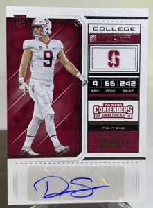 2018 Contenders Draft Picks DALTON SCHULTZ College Ticket Rookie Auto Cowboys - Picture 1 of 2