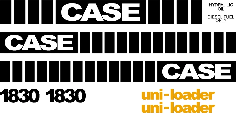 Juego de calcomanías de repuesto 1830 Mid Blk negro/kit de calcomanías ajuste medio estuche deslizamiento Foto 1 de 1