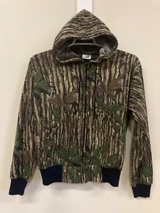 Vintage Mens REALTREE Camo Hooded Sweatshirt USA Sz. M 90's Hunting - Picture 1 of 13