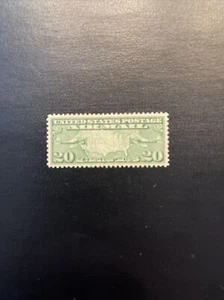 Us Stamp Scott #C9 1927 20c U.S. Map & Air Mail Planes MNH - Picture 1 of 2
