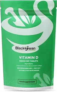 Vitamin D 1000iu Supplement Immune System Bone Health Enhanced Mood 365 Tablets - Picture 1 of 8