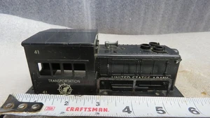LIONEL POSTWAR O 41 ARMY TURBINE SWITCHER SHELL  634517 - Picture 1 of 6