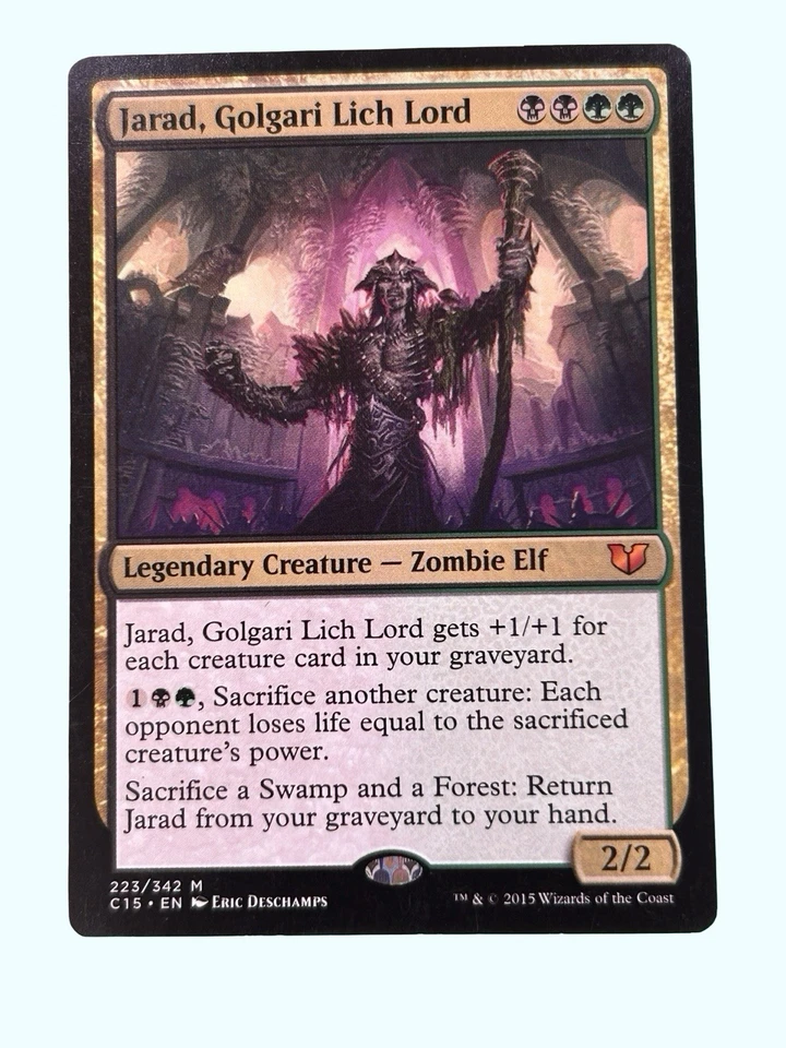 Jarad, Golgari Lich Lord, Return to Ravnica, Near Mint, Magic the Gathering MTG - Image 1 of 1