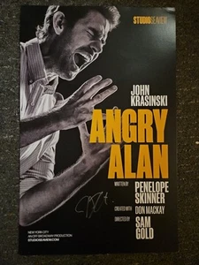 Angry Alan Fensterkarte signiert von John Krasinski - Off Broadway - Bild 1 von 8