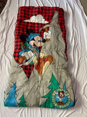 Mickey Mouse Sleeping Bag Kids Campout Adventure Cutter - Image 1 of 4