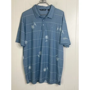 Travis Mathews Kurzarm Palm Tree Golf Polo Herren Shirt Gr. XXL - Bild 1 von 6