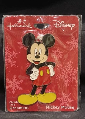 Hallmark Disney Mickey Mouse Esmalte Metal Árbol de Navidad Adorno Foto 1 de 3