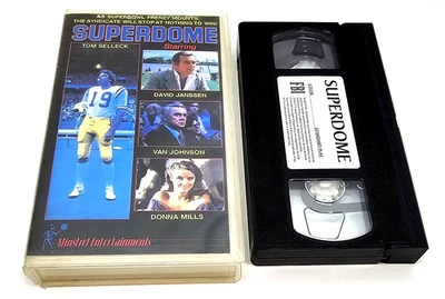 Superdome VHS 1983 David Janssen Tom Selleck Minstrel Entertainment RARE - Image 1 of 4