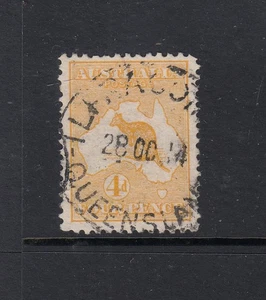 KANGAROOS, FIRST WATERMARK: 4d pale orange BW 15D fine used, - Picture 1 of 1