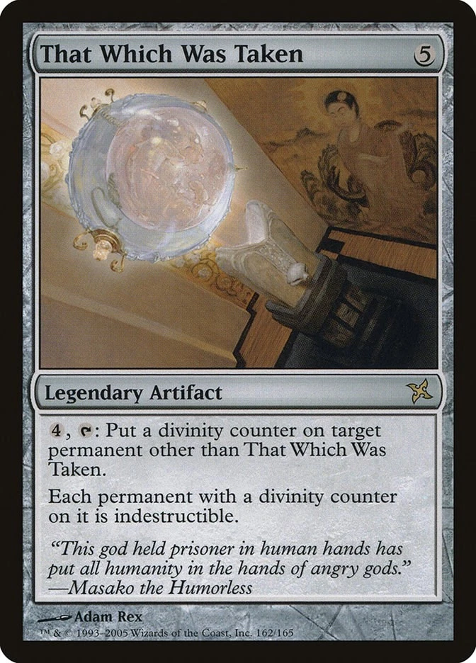 That Which Was Taken 162 LP Normal Betrayers of Kamigawa MTG EN - Image 1 of 1
