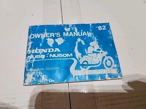 Honda Urban Express NU50 1982 ciclomotor manual del operador fabricante de equipos originales usado - Imagen 1 de 6