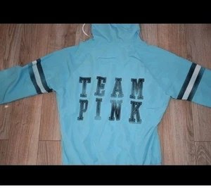Windbreaker Anorak Vintage Pink VS Dog Victoria Secret TEAM PINK Mantel Jacke - Bild 1 von 3