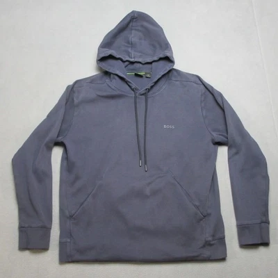 Hugo Boss Sudadera con Capucha Para Hombre Mediana Azul Marino Soody Cómoda Prendas Exteriores Sudadera Foto 1 de 4