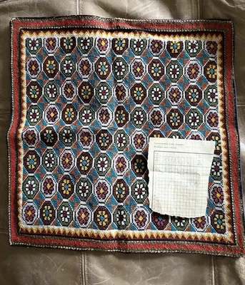 Handmade Uzbek pillow cover pillowcase cushion cover 16” Square Cotton Authentic - Image 1 of 4