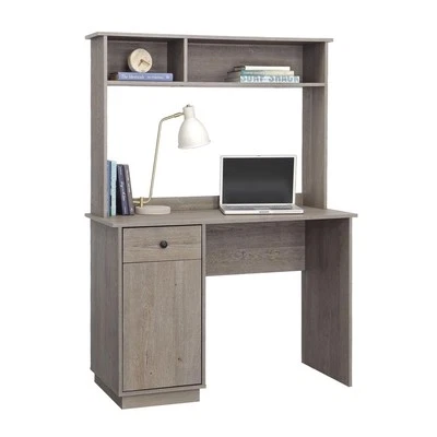 Sundar Computer Desk/Hutch in Mystic Oak - Image 1 of 2