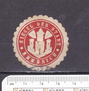 Siegelmarke Emmerich Siegel der Stadt   ...B5 - Bild 1 von 2