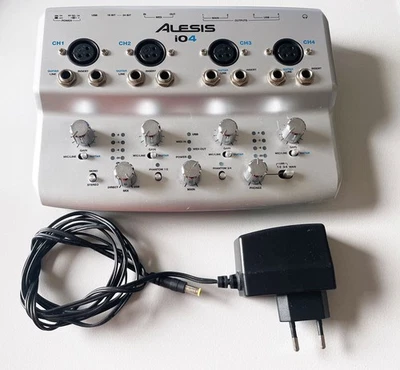 USB interface Alesis  iO4 mit original Netzteil - alle Funktionen - Bild 1 von 4